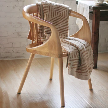 Ahşap İskandinav Yemek Sandalyesi Modern Mutfak Minimalist Ofis Yemek Sandalyesi Tasarımcı Rahat Cadeiras De Escritorios Dekorasyon