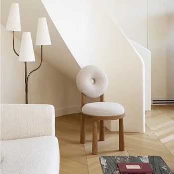 İskandinav tasarım sandalye Arkalığı Sandalye Masa Sandalye Soyunma Sandalye Ev Salon Tasarım Kadife Sandalye katı ahşap yemek sandalyesi