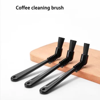 Kahve Makinesi Temizleme Fırçası Yumuşak Saç Plastik Fırça Değirmeni Temizleme Fırçası Bar Çift Kafa Bira Kafa Temizleme Fırçası