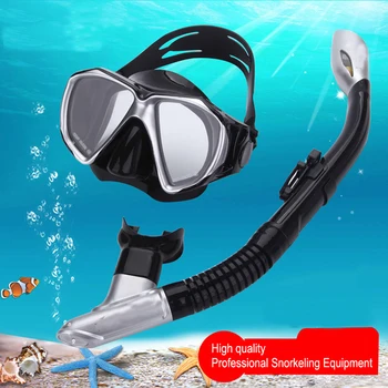 THENICE Şnorkel Seti Anti Sis Tüplü dalış maskesi Gözlük Ekipmanları Tam Kuru Şnorkel Yüzme Eğitimi Sualtı Maskesi Kadın erkek