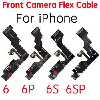 Ön bakan kamera yakınlık ışık sensörü mikrofon şerit Flex kablo iPhone 6 6 P 6 S artı yedek parçalar